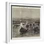The Expedition Against the Malays, the British Force Ascending the Perak River-null-Framed Giclee Print