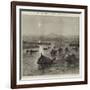 The Expedition Against the Malays, the British Force Ascending the Perak River-null-Framed Giclee Print