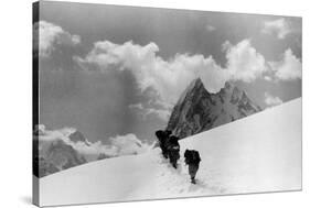 The Expedition for the Conquest of K2 Marching To the Top-null-Stretched Canvas