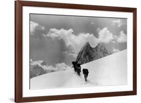 The Expedition for the Conquest of K2 Marching To the Top-null-Framed Giclee Print