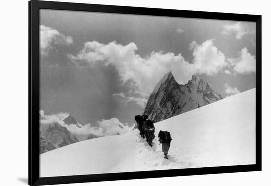 The Expedition for the Conquest of K2 Marching To the Top-null-Framed Giclee Print