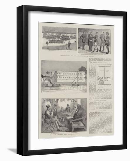 The Expedition for the Relief of General Gordon-null-Framed Giclee Print