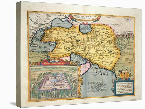 The Expedition of Alexander the Great, from the 'Theatrum Orbis Terrarum', 1603-Abraham Ortelius-Stretched Canvas