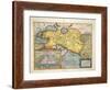 The Expedition of Alexander the Great, from the 'Theatrum Orbis Terrarum', 1603-Abraham Ortelius-Framed Giclee Print