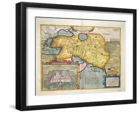 The Expedition of Alexander the Great, from the 'Theatrum Orbis Terrarum', 1603-Abraham Ortelius-Framed Giclee Print