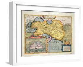 The Expedition of Alexander the Great, from the 'Theatrum Orbis Terrarum', 1603-Abraham Ortelius-Framed Giclee Print