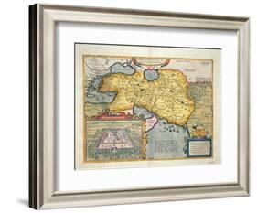 The Expedition of Alexander the Great, from the 'Theatrum Orbis Terrarum', 1603-Abraham Ortelius-Framed Giclee Print