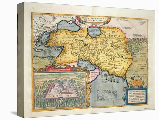 The Expedition of Alexander the Great, from the 'Theatrum Orbis Terrarum', 1603-Abraham Ortelius-Stretched Canvas