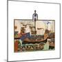 The Expedition of the French and Genoese to Barbary, 15th Century-null-Mounted Giclee Print