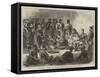 The Expedition to Abyssinia, Sir Robert Napier Entertained by the Prince of Tigre-null-Framed Stretched Canvas