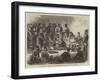 The Expedition to Abyssinia, Sir Robert Napier Entertained by the Prince of Tigre-null-Framed Giclee Print