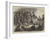 The Expedition to Abyssinia, Sir Robert Napier Entertained by the Prince of Tigre-null-Framed Giclee Print