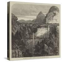 The Expedition to Abyssinia, Waterfall on the Mai Muna, Near Senafe-null-Stretched Canvas