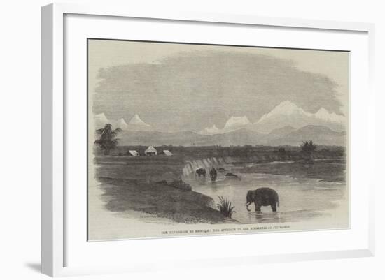 The Expedition to Bhootan, the Approach to the Himalayas at Julpigoree-null-Framed Giclee Print