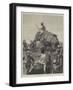 The Expedition to Burmah, an Elephant Battery in Action-Richard Caton Woodville II-Framed Giclee Print