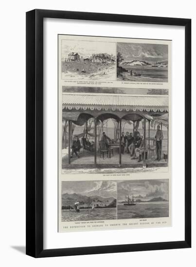 The Expedition to Grenada to Observe the Recent Eclipse of the Sun-null-Framed Giclee Print