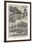 The Expedition to Mashonaland, Sketches on the March-null-Framed Giclee Print