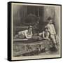 The Expedition to Upper Burma, King Theebaw and His Two Queens-null-Framed Stretched Canvas