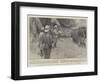 The Expedition Up the Blue Nile, Hoisting the British and Egyptian Flags at Rosaires-Ernest Prater-Framed Giclee Print