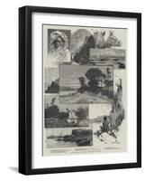 The Expedition Up the Nile, from Assouan to Korosko-Charles Auguste Loye-Framed Giclee Print