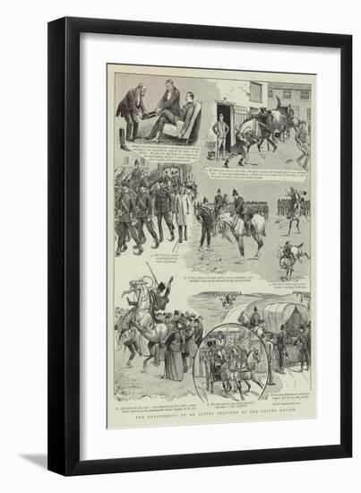 The Experiences of an Acting Adjutant at the Easter Review-null-Framed Giclee Print