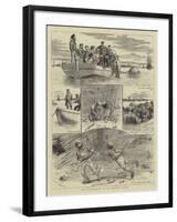 The Experiences of an Amateur Diver-William Ralston-Framed Giclee Print