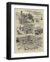 The Experiences of an Amateur Diver-William Ralston-Framed Giclee Print