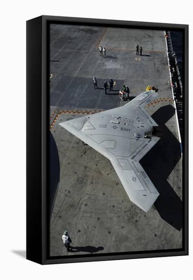 The Experimental X-47B Unmanned Combat Air System Demonstrator-null-Framed Stretched Canvas