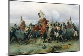 The Exploit of the Mounted Regiment in the Battle of Austerlitz, 1884-Bogdan Willewalde-Mounted Giclee Print