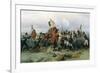 The Exploit of the Mounted Regiment in the Battle of Austerlitz, 1884-Bogdan Willewalde-Framed Giclee Print