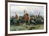 The Exploit of the Mounted Regiment in the Battle of Austerlitz, 1884-Bogdan Willewalde-Framed Giclee Print