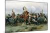 The Exploit of the Mounted Regiment in the Battle of Austerlitz, 1884-Bogdan Willewalde-Mounted Giclee Print