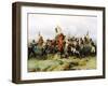 The Exploit of the Mounted Regiment in the Battle of Austerlitz, 1884-Gottfried Willewalde-Framed Giclee Print