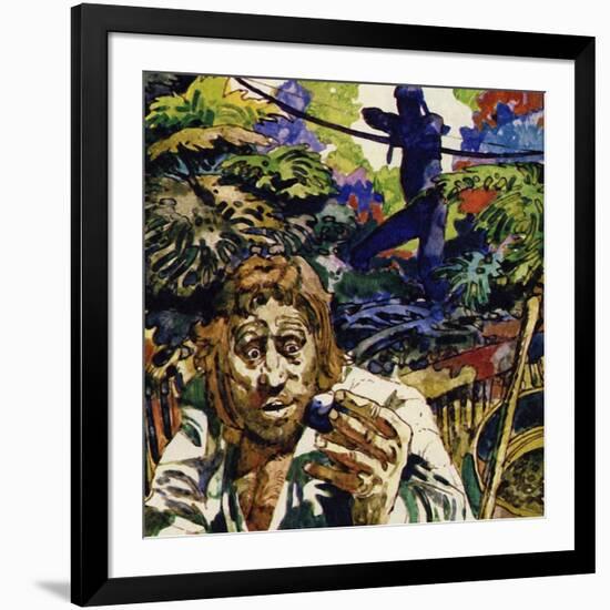 The Explorer Pedro Texiera Travelled Along the Amazon in 1638-null-Framed Giclee Print