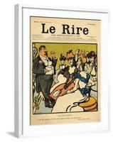 The Explorers, from the Front Cover of 'Le Rire', 18th May 1901-Emmanuel Poire Caran D'ache-Framed Giclee Print