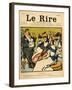 The Explorers, from the Front Cover of 'Le Rire', 18th May 1901-Emmanuel Poire Caran D'ache-Framed Giclee Print