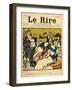 The Explorers, from the Front Cover of 'Le Rire', 18th May 1901-Emmanuel Poire Caran D'ache-Framed Giclee Print