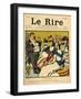 The Explorers, from the Front Cover of 'Le Rire', 18th May 1901-Emmanuel Poire Caran D'ache-Framed Giclee Print