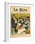 The Explorers, from the Front Cover of 'Le Rire', 18th May 1901-Emmanuel Poire Caran D'ache-Framed Giclee Print