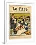 The Explorers, from the Front Cover of 'Le Rire', 18th May 1901-Emmanuel Poire Caran D'ache-Framed Giclee Print