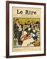 The Explorers, from the Front Cover of 'Le Rire', 18th May 1901-Emmanuel Poire Caran D'ache-Framed Giclee Print