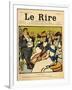 The Explorers, from the Front Cover of 'Le Rire', 18th May 1901-Emmanuel Poire Caran D'ache-Framed Giclee Print