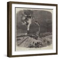 The Explosion at Lund Hill Colliery, Barnsley-null-Framed Giclee Print