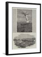 The Explosion of Gunpowder Magazines at Erith-null-Framed Giclee Print