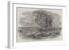 The Explosion of the Right Siege-Train, Near Inkerman Mill-Edward Angelo Goodall-Framed Giclee Print