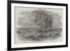 The Explosion of the Right Siege-Train, Near Inkerman Mill-Edward Angelo Goodall-Framed Premium Giclee Print