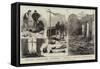 The Explosion of the Rocket Factory at Woolwich Arsenal-null-Framed Stretched Canvas