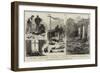 The Explosion of the Rocket Factory at Woolwich Arsenal-null-Framed Giclee Print