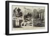 The Explosion of the Rocket Factory at Woolwich Arsenal-null-Framed Giclee Print