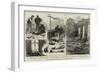 The Explosion of the Rocket Factory at Woolwich Arsenal-null-Framed Giclee Print